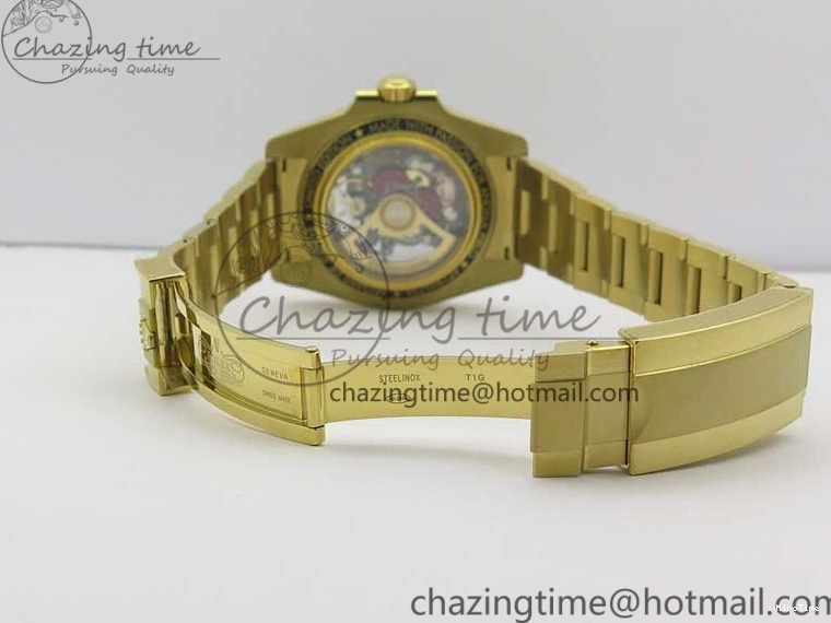 MiroTime 0214 Popular Andrea Pirlo Project Skeleton Submariner YG VRF Best Edition on YG Bracelet SA 2981